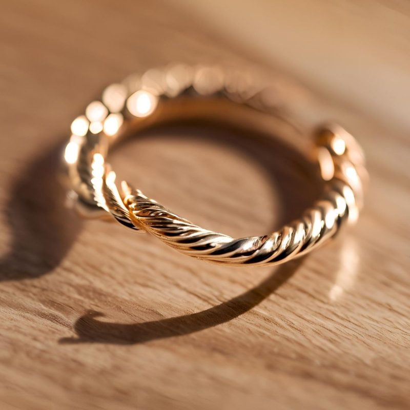 Twisted Nose Hoop