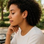 10k White Gold Small 12mm Hinged Hoop Earrings