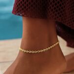 10k Yellow Gold Rolo Link Anklet 2.3mm
