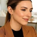 10k Yellow Gold Thin 30mm Hoop Earrings