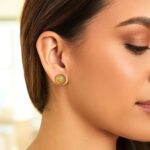 14K Gold 11mm Diamond Cut Puffy Round Stud Earrings 14K Gold 11mm Diamond Cut Puffy Round Stud Earrings