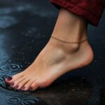 14K Yellow Gold Fine Paperclip Anklet 1.5mm