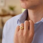 14K Yellow Gold Mariner Link Ring