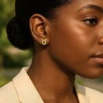 14K Yellow Gold Taurus Stud Earrings 14K Yellow Gold Taurus Stud Earrings