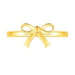 14k Yellow Gold Bow Tie Ring
