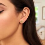 14k Yellow Gold Cancer Stud Earrings 14k Yellow Gold Cancer Stud Earrings