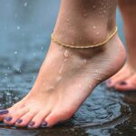 14k Yellow Gold Singapore Chain Anklet 1.5mm