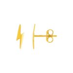 14k Gold Lightning Bolts Stud Earrings 14k Gold Lightning Bolts Stud Earrings