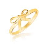 Gold Bow Ring 14k Yellow