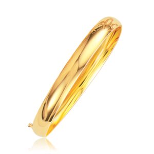 14k Gold Classic Bangle (8.00 mm)