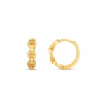 Oval Mariner Huggies 14k Yellow Gold