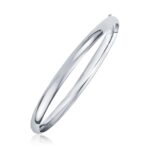 Classic Bangle 14k White Gold (6.00 mm)