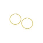 Tiny Hoop Earrings 14k Gold 3mm (3x15mm)