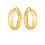 14k Gold Wedding Band Hoops (6mmx25mm) 14k Gold Wedding Band Hoops (6mmx25mm)