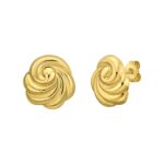 14K Gold Swirl Knot Stud Earrings 14K Gold Swirl Knot Stud Earrings