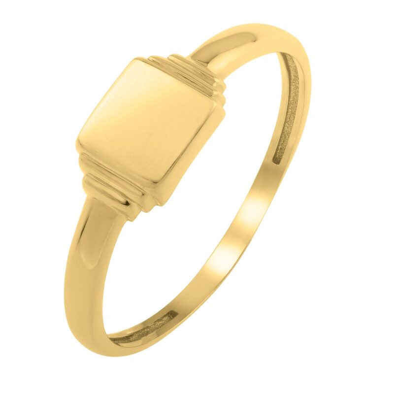 Mini Signet Ring 14K Gold (2.00 mm)