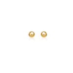 14k Gold Round Stud Earrings (5mm) 14k Gold Round Stud Earrings (5mm)