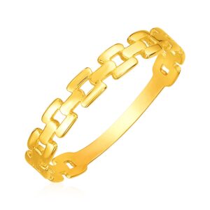 Chain Link Ring 14k Yellow Gold (1.50 mm)
