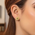 Double Love Knot Stud Earrings in 14k Yellow Gold Double Love Knot Stud Earrings in 14k Yellow Gold