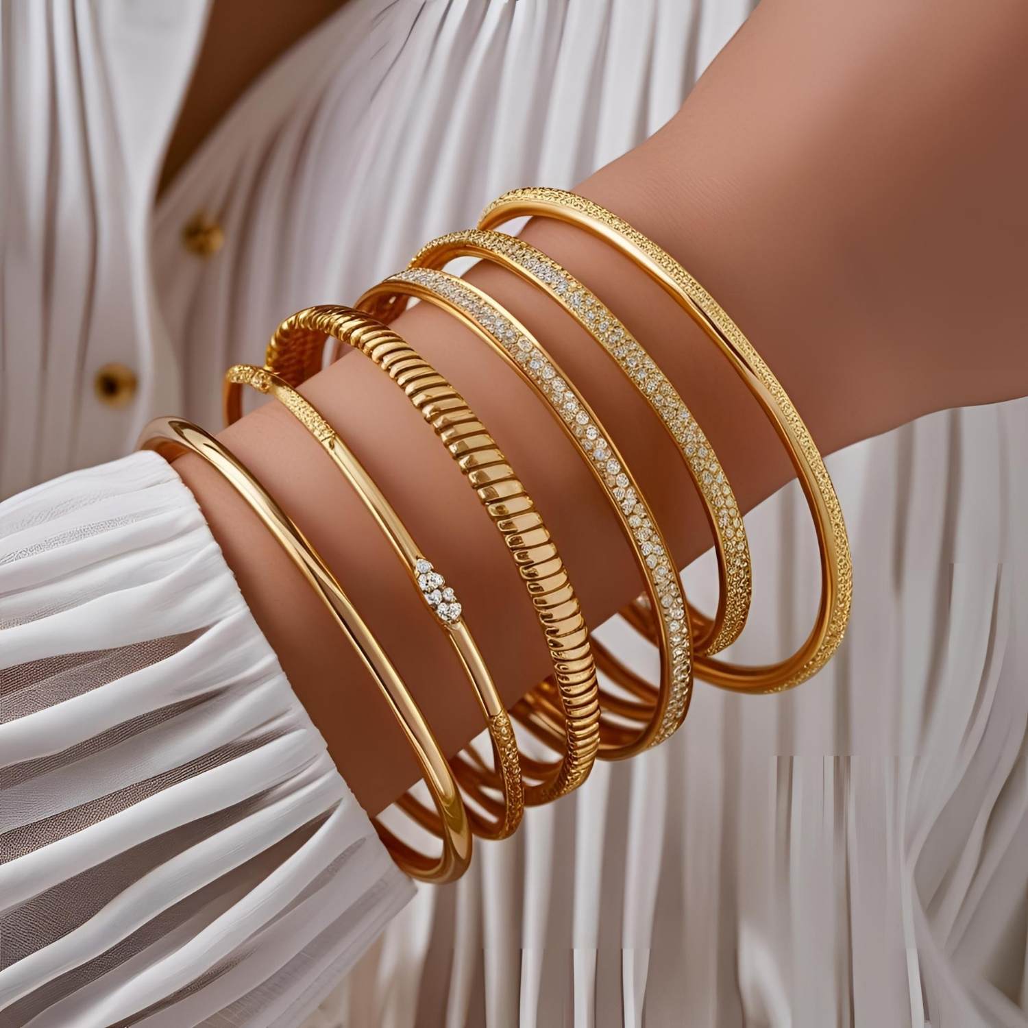Gold Bangles for Women