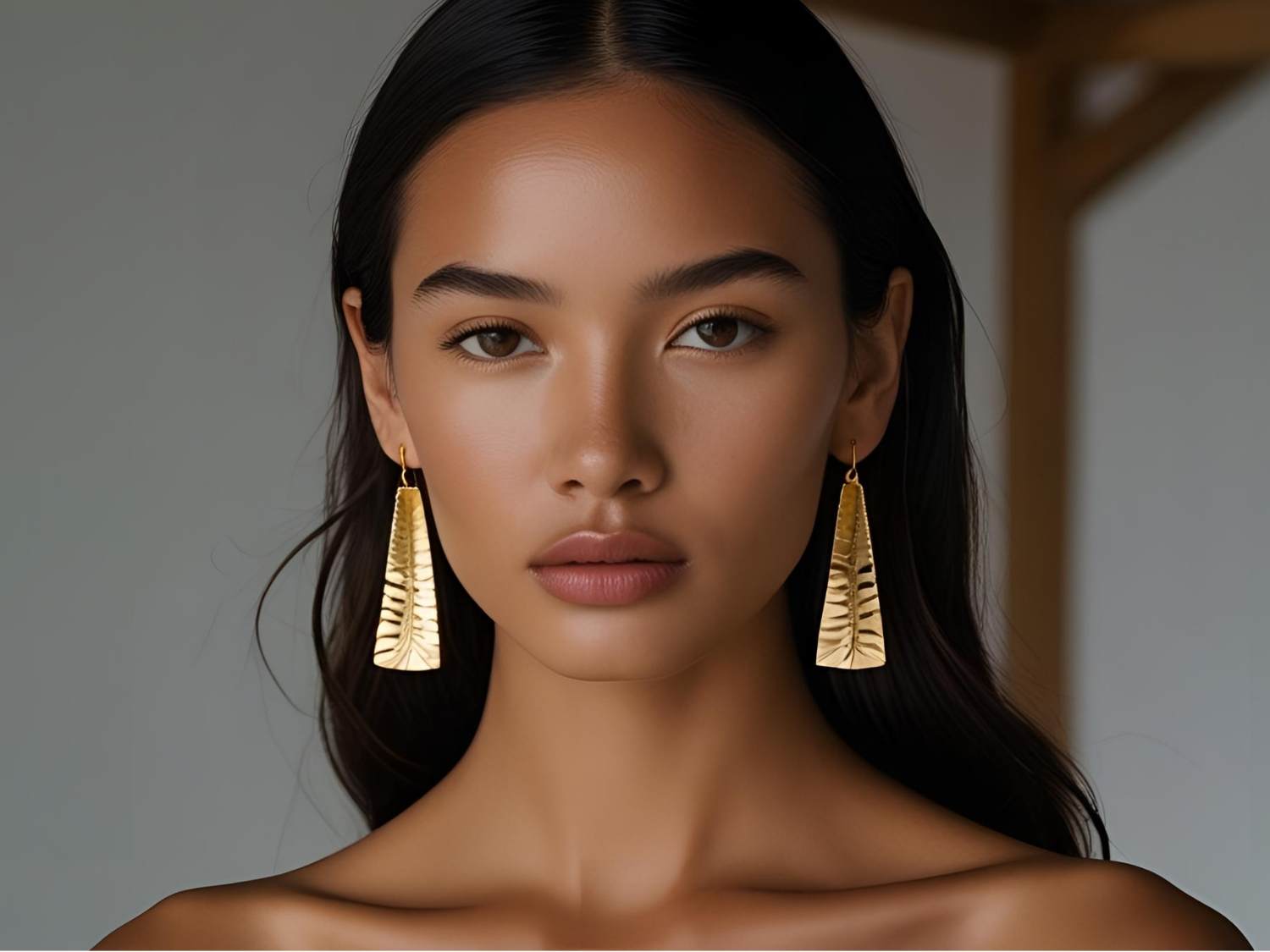 Gold Earrings for Women, 10k, 14k, 18k, 22k, 24k solid gold earrings