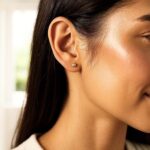 Real 10K Yellow Gold 4mm Ball Stud Earrings