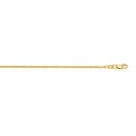 Real 10k Yellow Gold Dainty Sparkle Anklet 1.5mm
