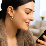 Real 14K Yellow Gold Medium Tube Flat Hoop Earrings Real 14K Yellow Gold Medium Tube Flat Hoop Earrings