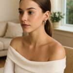 Real 14K Yellow Gold Wedding Band Hoop Earrings 25mm x 6mm Real 14K Yellow Gold Wedding Band Hoop Earrings 25mm x 6mm