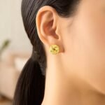 Triple Love Knot Stud Earrings in 14k Yellow Gold