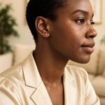 Women 14k Rose Gold Ball Stud Earrings 4mm