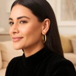 Women's 14K Yellow Gold Large Chunky Oval Hoop Earrings Women's 14K Yellow Gold Large Chunky Oval Hoop Earrings