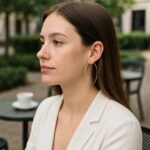 Women's 14k Yellow Gold Extra Large Thin Hoop Earrings 60mm x 2mm