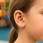 14K White Gold 2mm Cubic Zirconia Stud Earrings