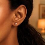 14k Rose Gold Classic Round 6mm Ball Stud Earrings