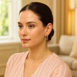 14k White Gold 20mm Hoop Earrings 3mm Thick 14k White Gold 20mm Hoop Earrings 3mm Thick