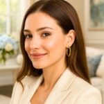 14k Yellow Gold Hoop Earrings 4mm x 30 mm