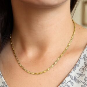 14k Yellow Gold Lumina Chain Necklace 2 mm