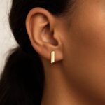 14k Yellow Gold Rectangular Stud Earrings 14k Yellow Gold Rectangular Stud Earrings