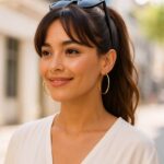 14k Yellow Gold Simple Round 45mm Hoop Earrings 2mm