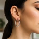 30mm Sterling Silver Hoop Earrings 3mm Thickness