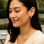 925 Sterling Silver Classic Small Hoop Earrings 15mm x 3mm