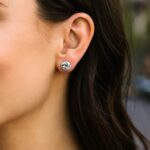 9mm Petite Love Knot Stud Earrings Sterling Silver