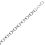 Fancy Charm Bracelet Sterling Silver (6.7 mm)