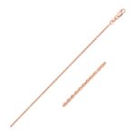 14k Rose Gold Oval Cable Link Chain (0.97 mm) 14k Rose Gold Oval Cable Link Chain (0.97 mm)