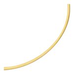 14k Two Tone Gold Reversible Omega Necklace 4.0mm