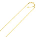 10k Yellow Gold Adjustable Sparkle Chain (1.20 mm) 10k Yellow Gold Adjustable Sparkle Chain (1.20 mm)