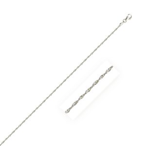 Sterling Silver Singapore Chain 1.5 mm 2 Gram