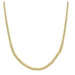 Graduated Bead Necklace in 14K Yellow Gold