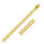 14k Yellow Gold Dual Row Rope Bracelet (4.80 mm)